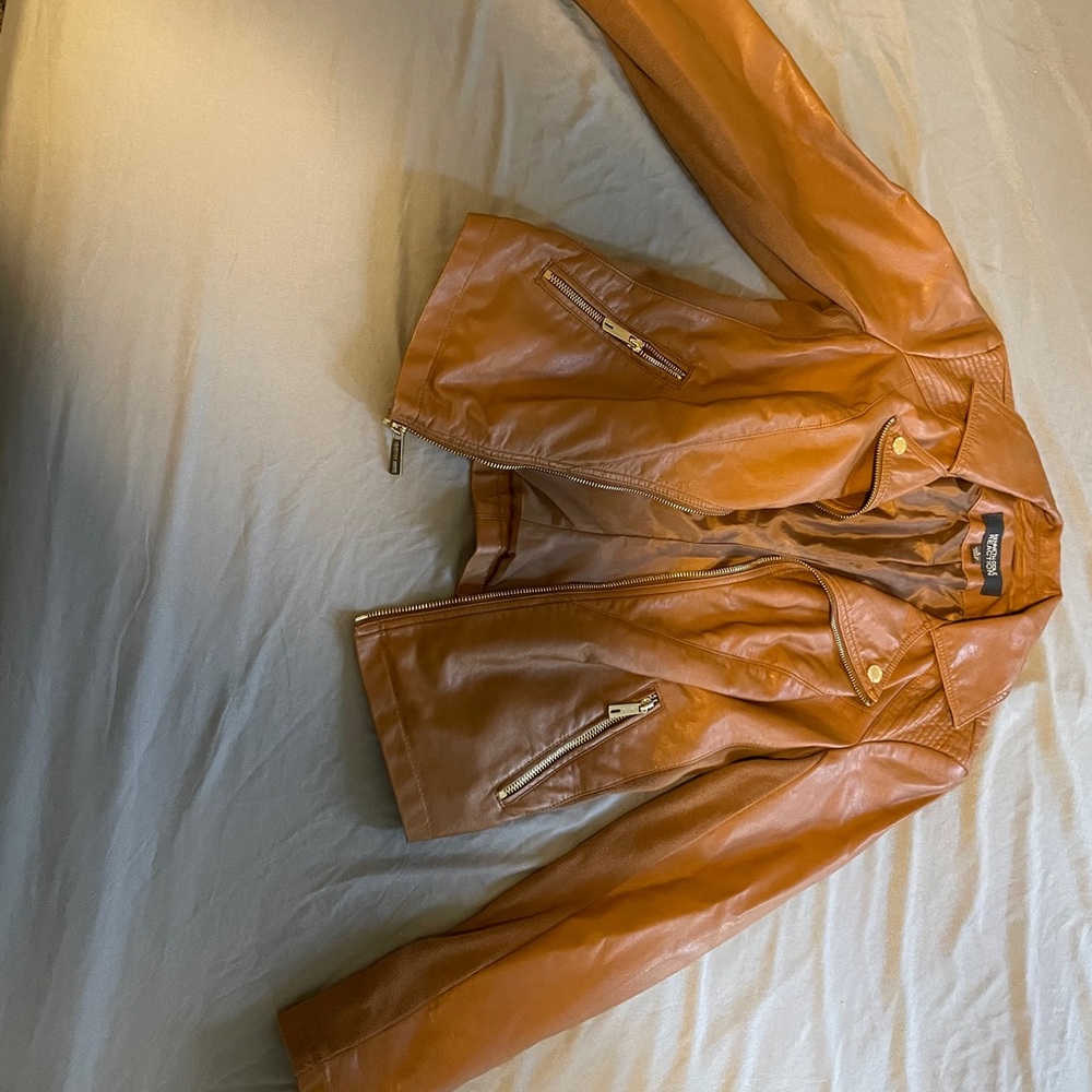 Kenneth Cole faux leather jacket